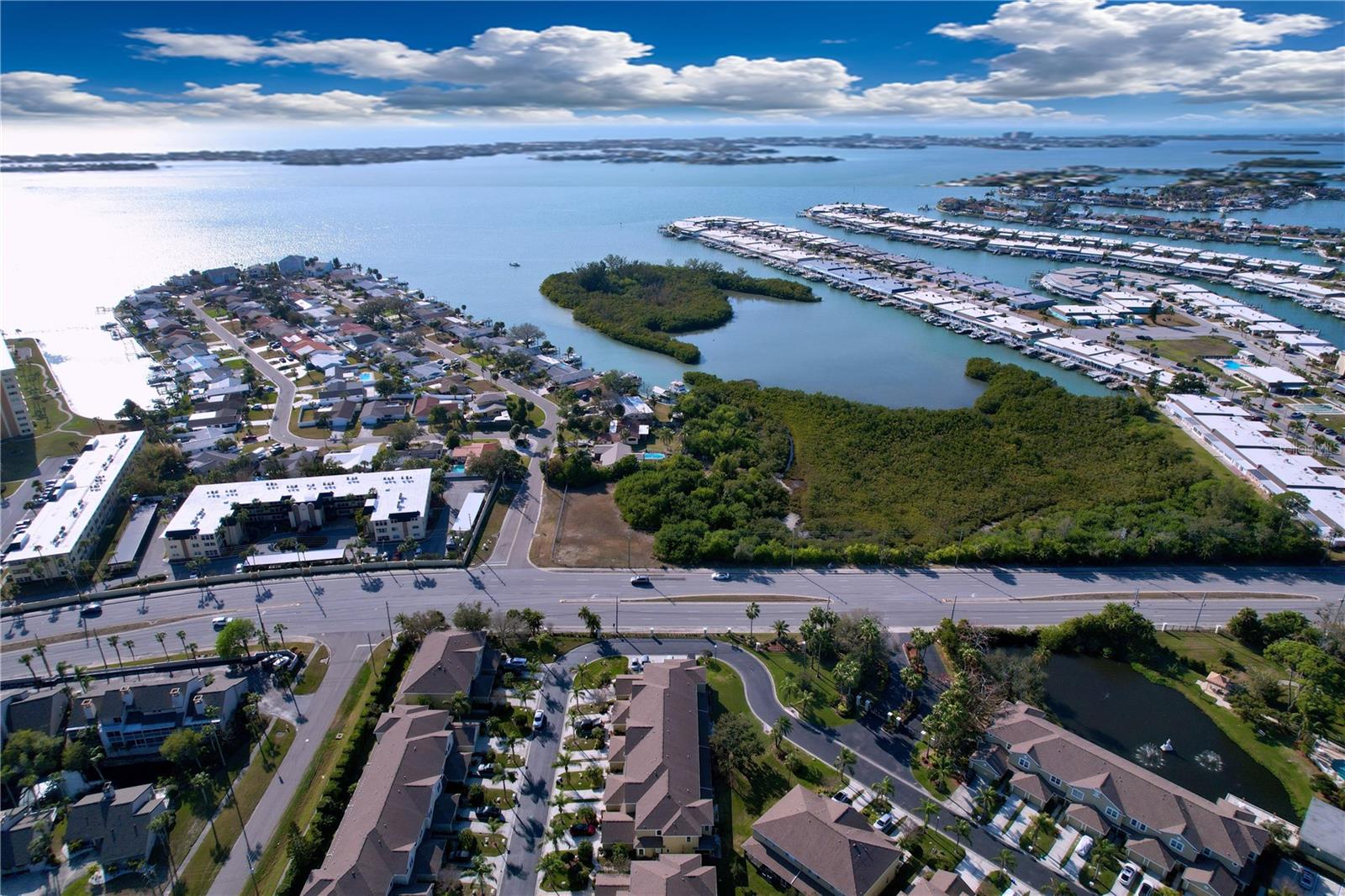 Well kept gated community.