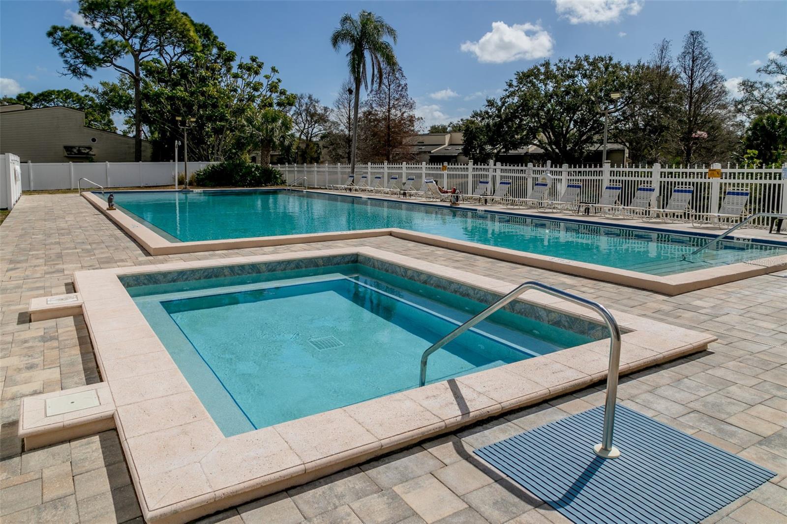 Pool and Spa overlooking the Lake
