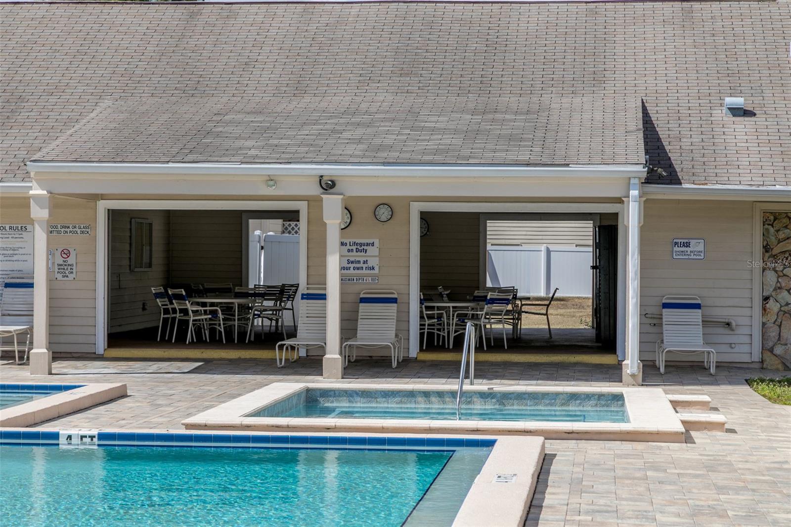 Pool and Spa looking into Clubhouse