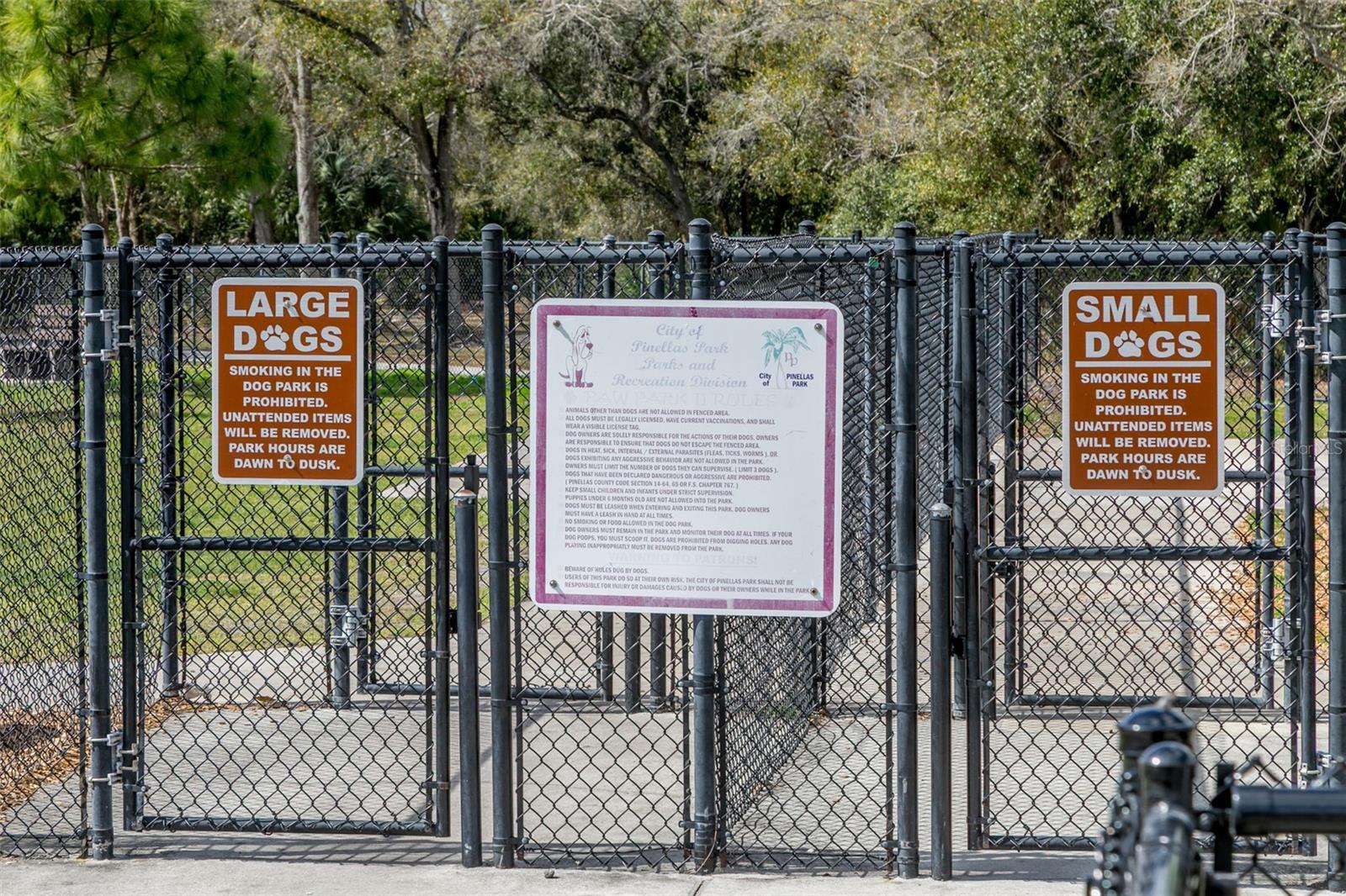 Dog Parks for all sizes