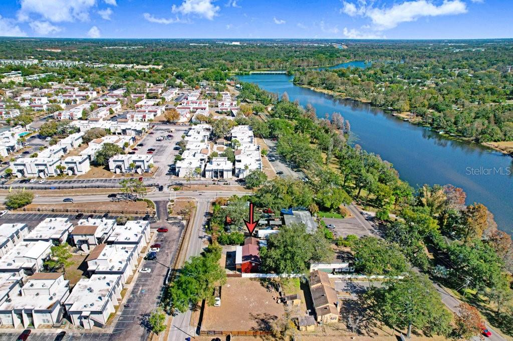 AERIAL VIEW SHOWING HILLSBOROUGH RIVER