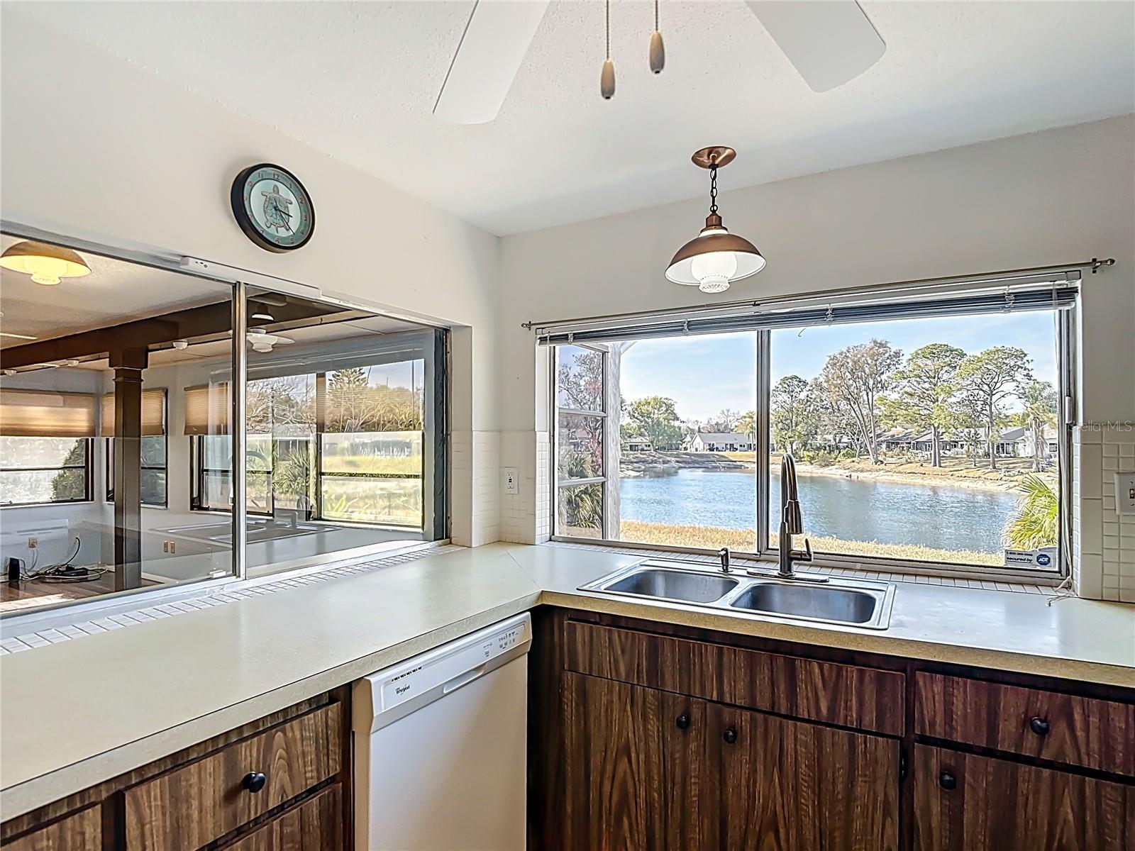 Great views from Kitchen windows