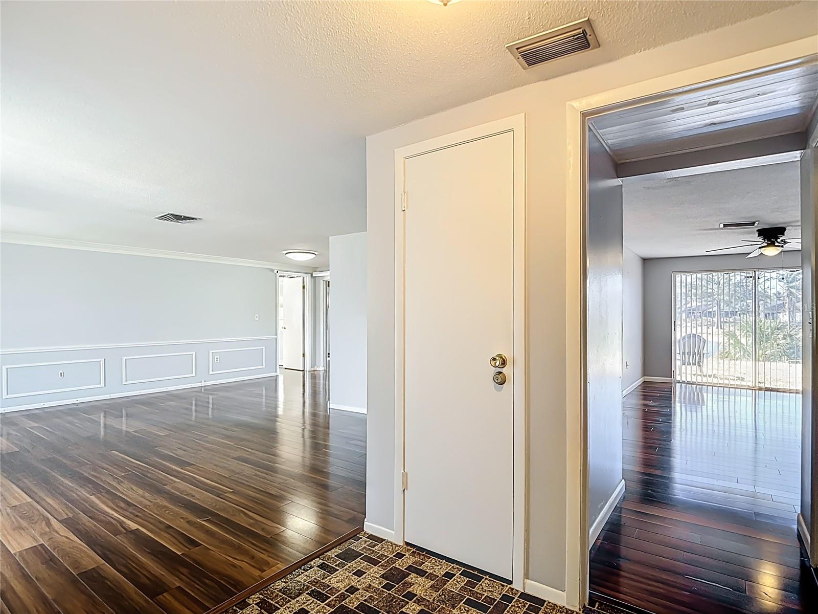 Inviting entrance to the home