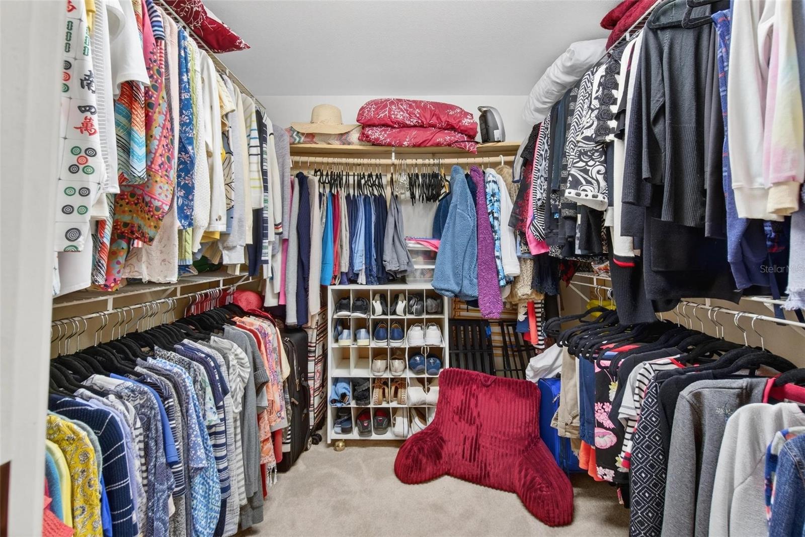 Walk in Closet w/Organization
