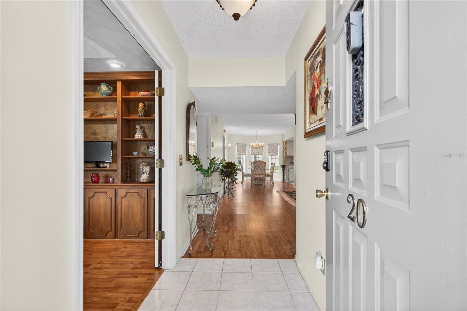 Step into a welcoming Ceramic Tile Foyer