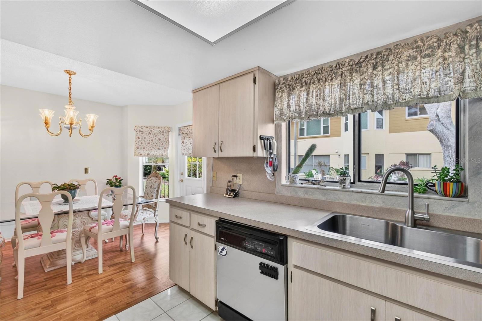 Kitchen window with views of nature