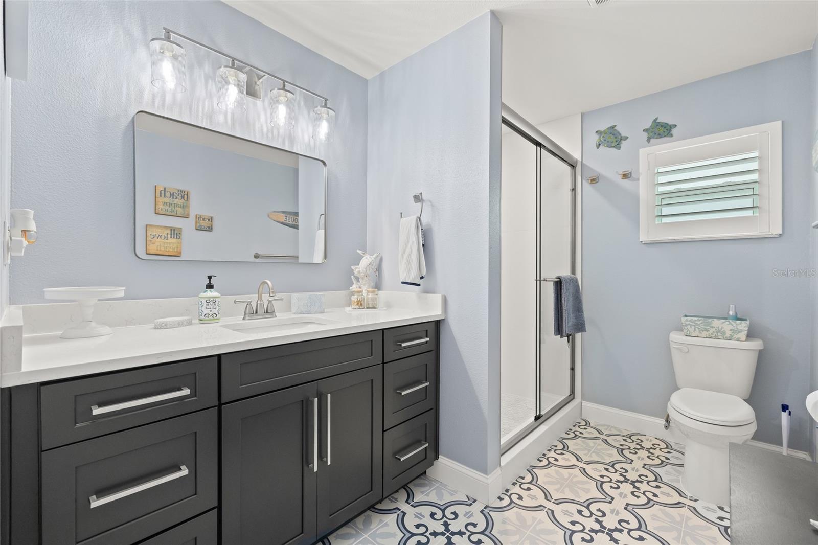 Updated 2nd Bathroom with Quartz Countertops