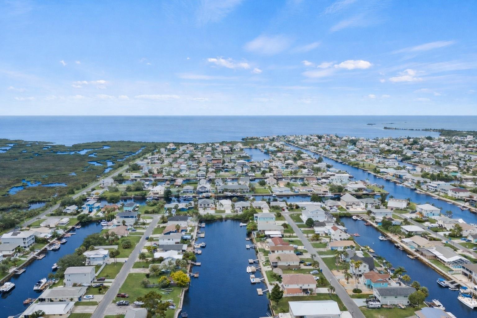 Western Aerial View of the Gulf