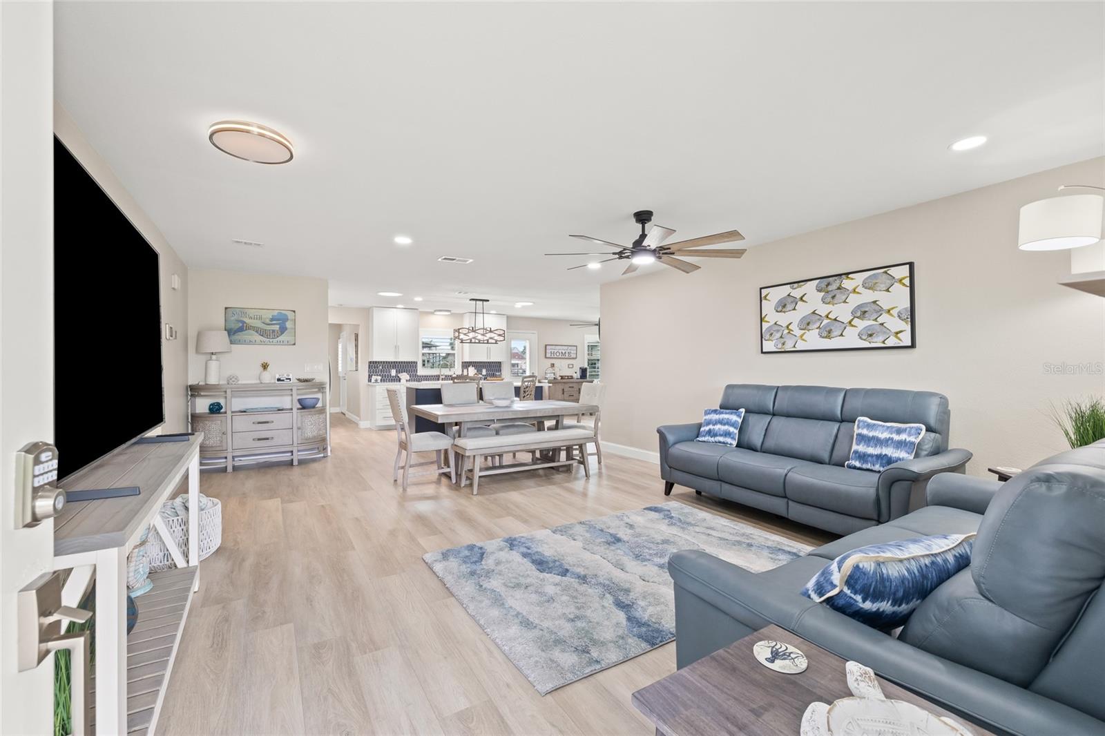 Main Living Room and Dining Room