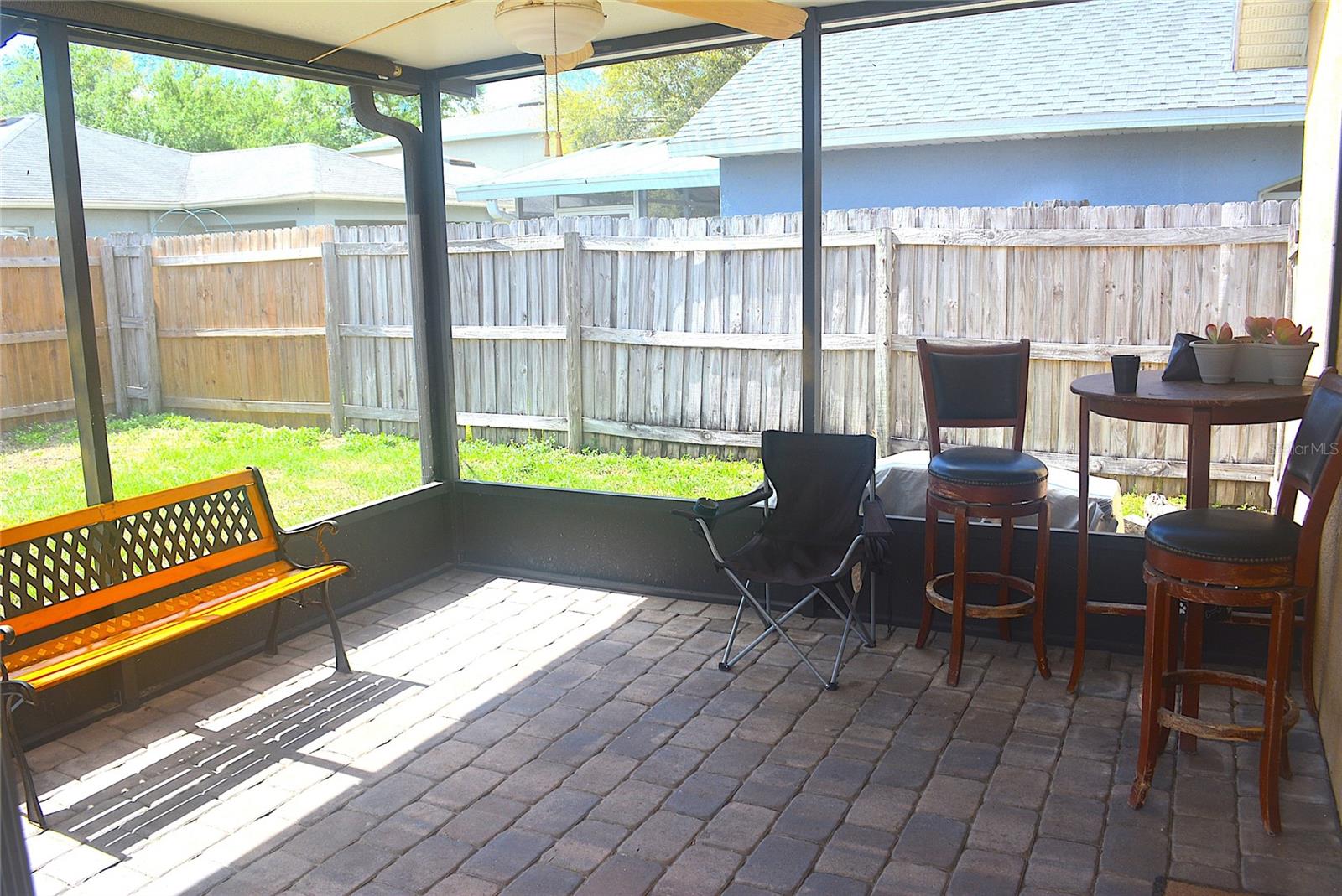 Screened Rear Porch