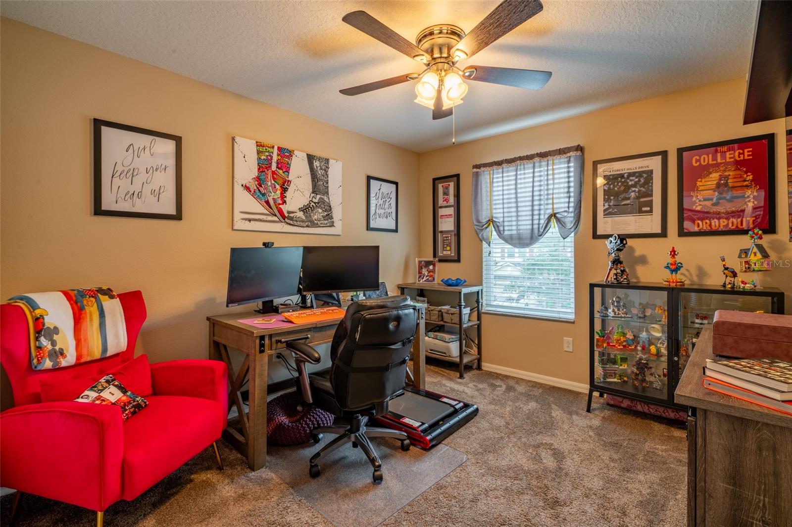 BEDROOM #3 CURRENTLY BEING USED AS OFFICE