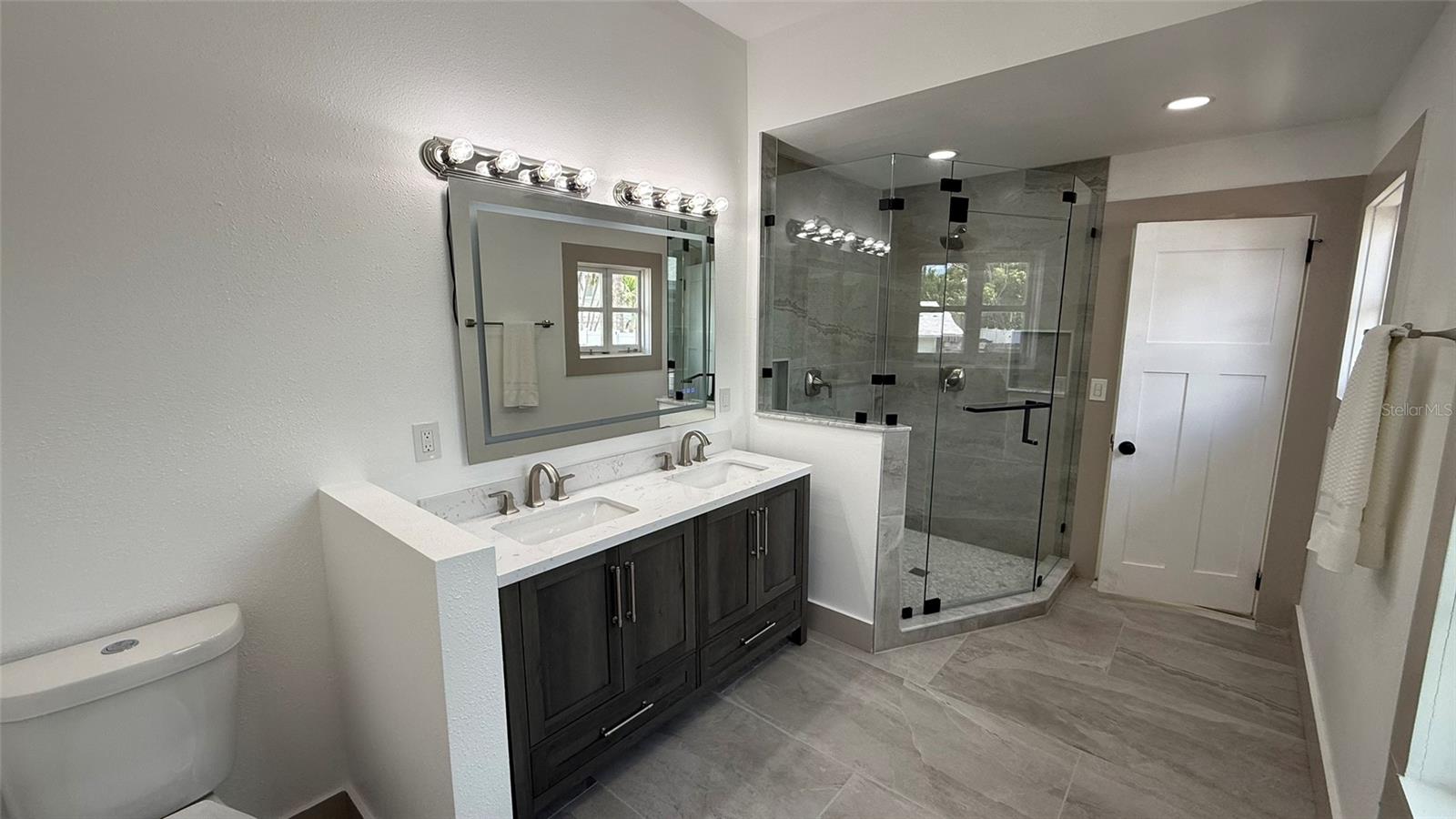 Luxurious Master Bath with Double Shower.