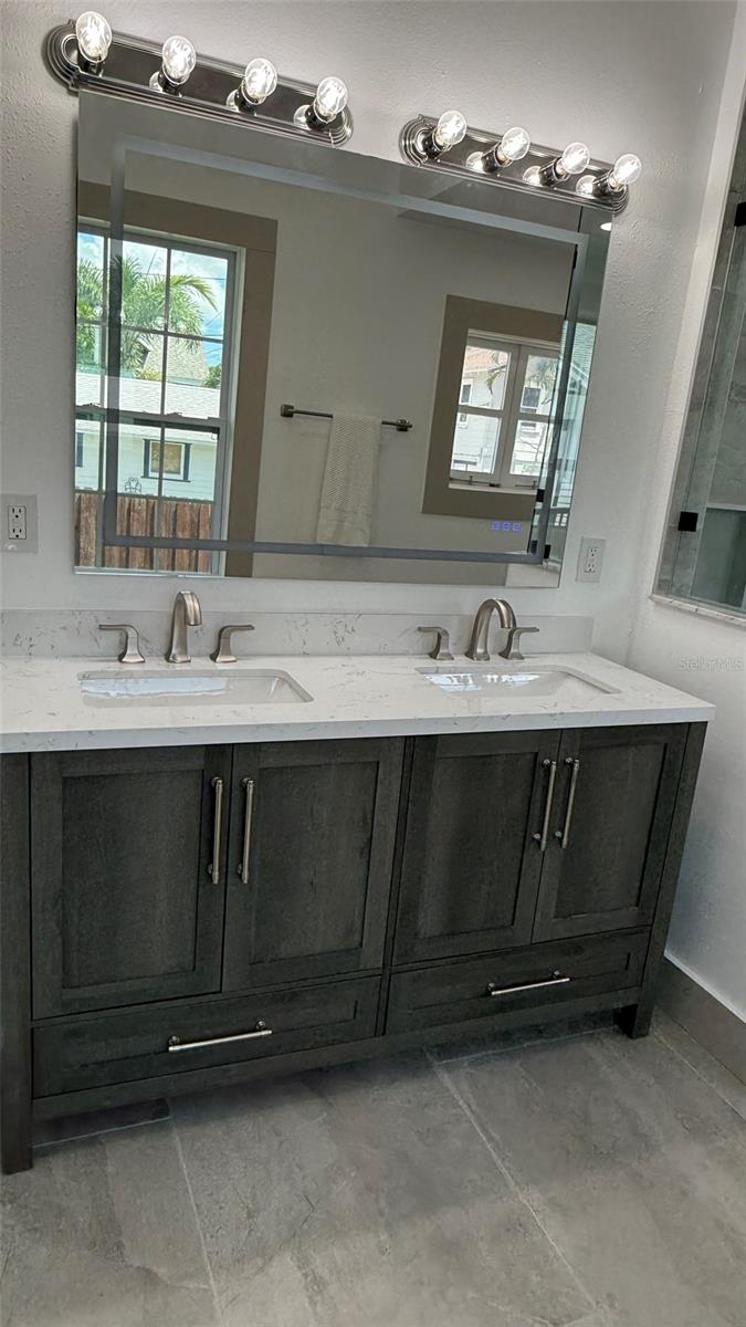 Luxurious Master Bath with Double Shower.
