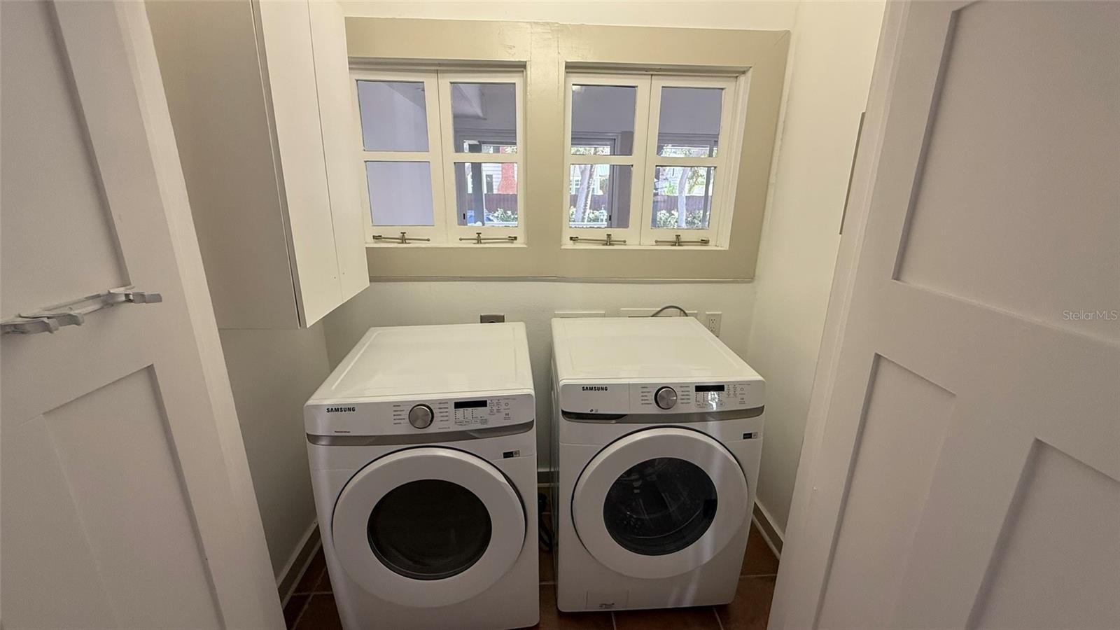 Laundry Closet centrally located in the home.