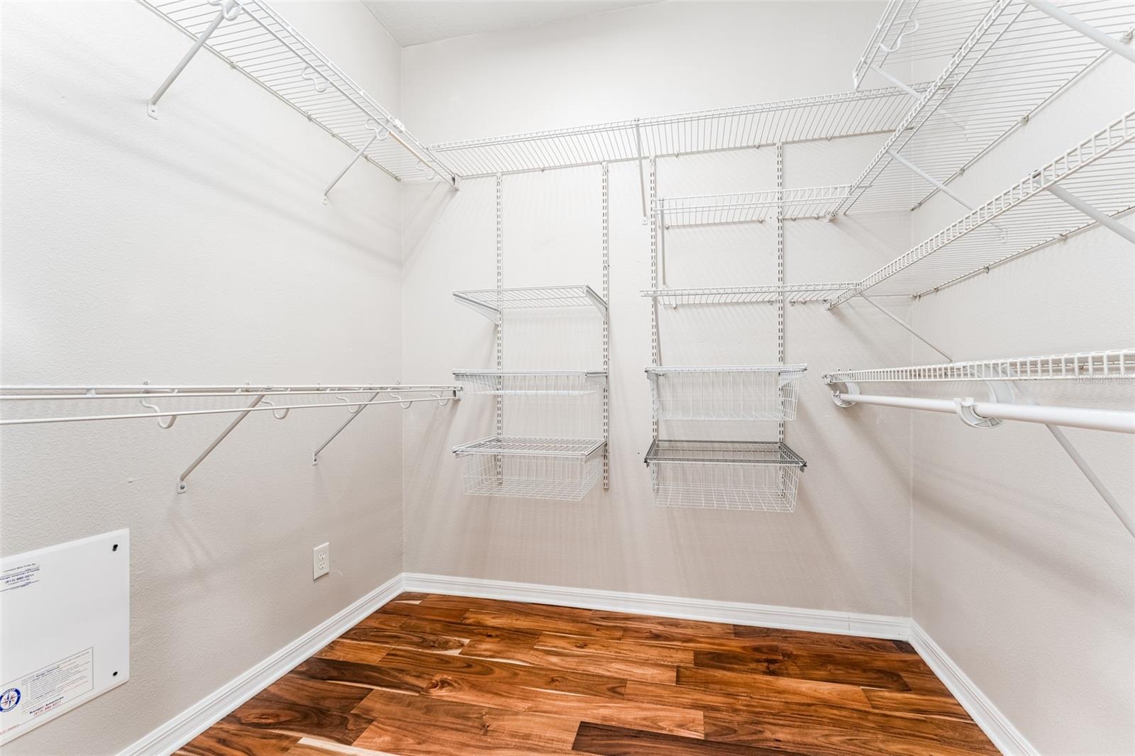 Primary Suite Walk in Closet