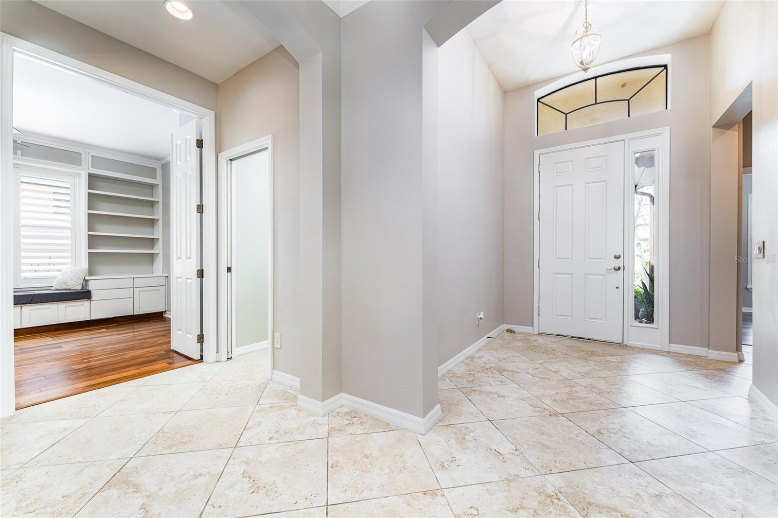 Office with Double French Doors