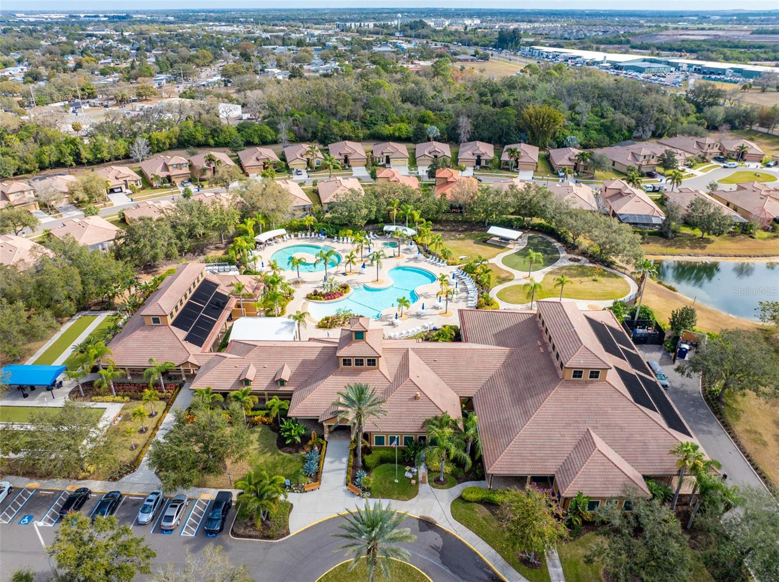 Aerial View of Wellspring Club