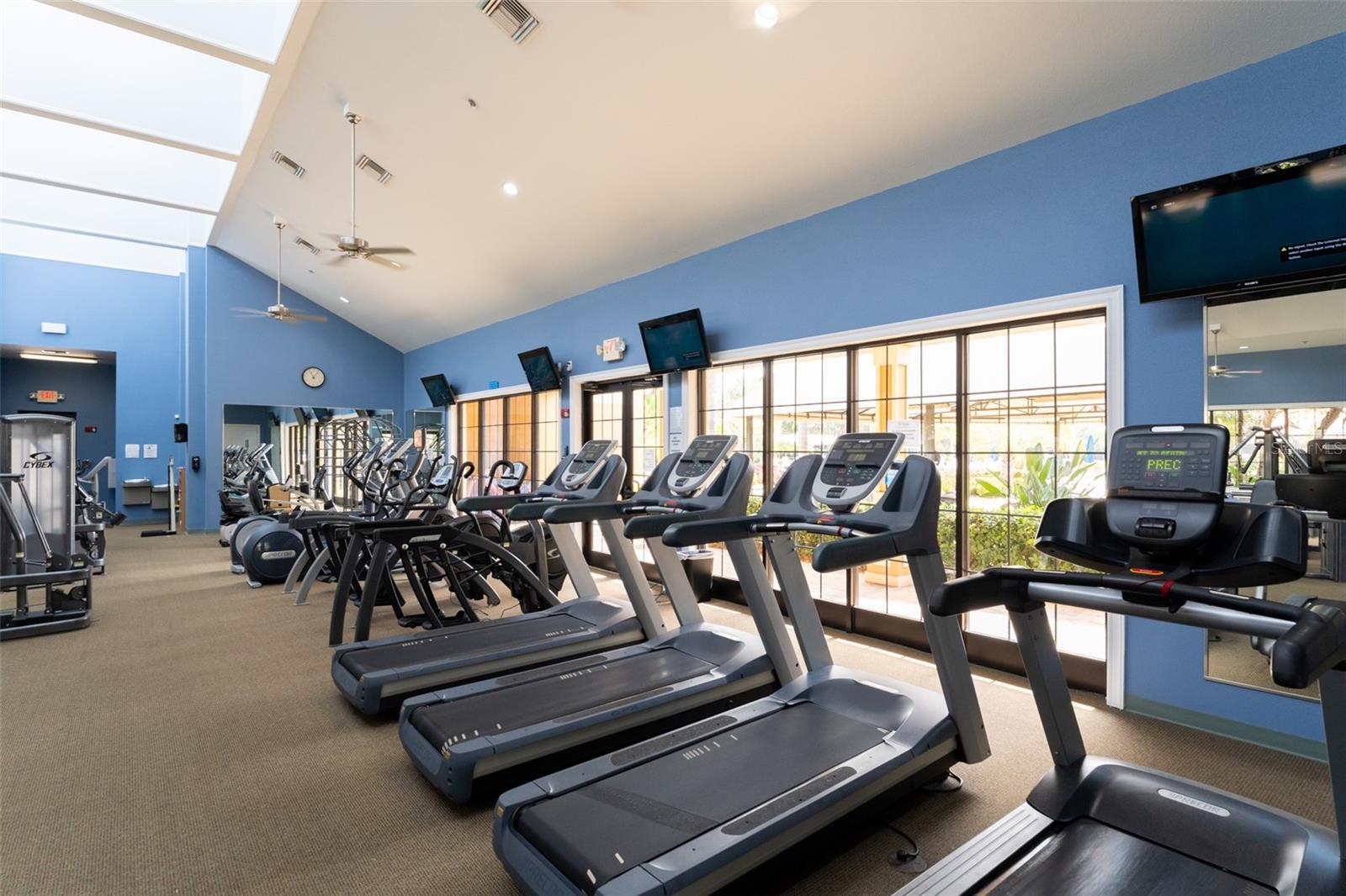 State-of-the-art fitness center at the Wellspring Club