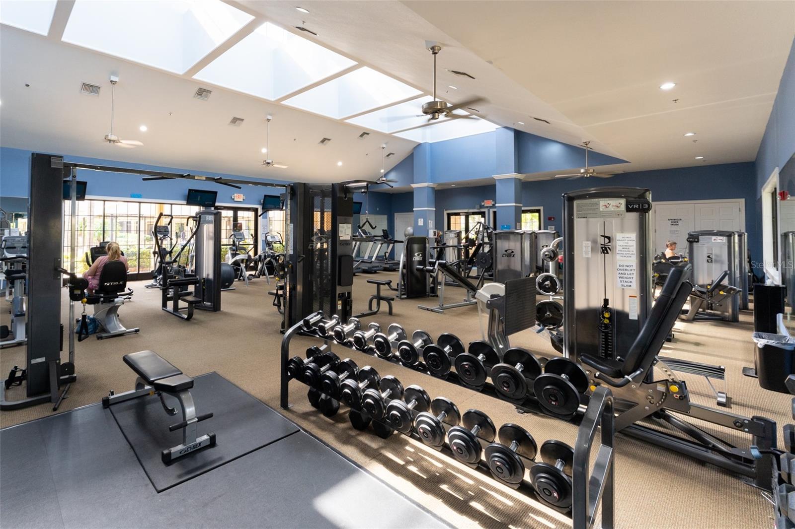 State-of-the-art fitness center at the Wellspring Club