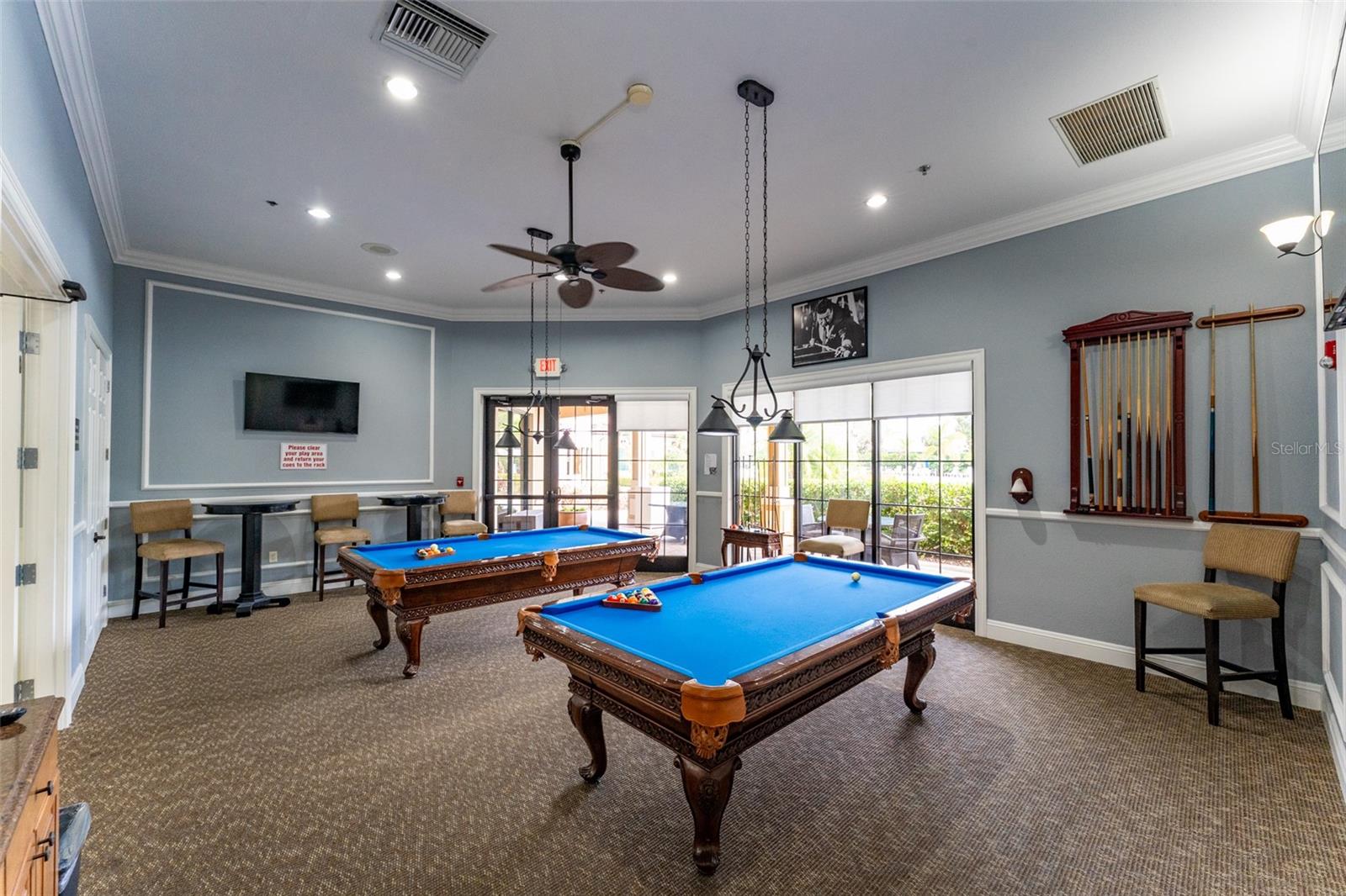 Billiard Room in the Wellspring Club