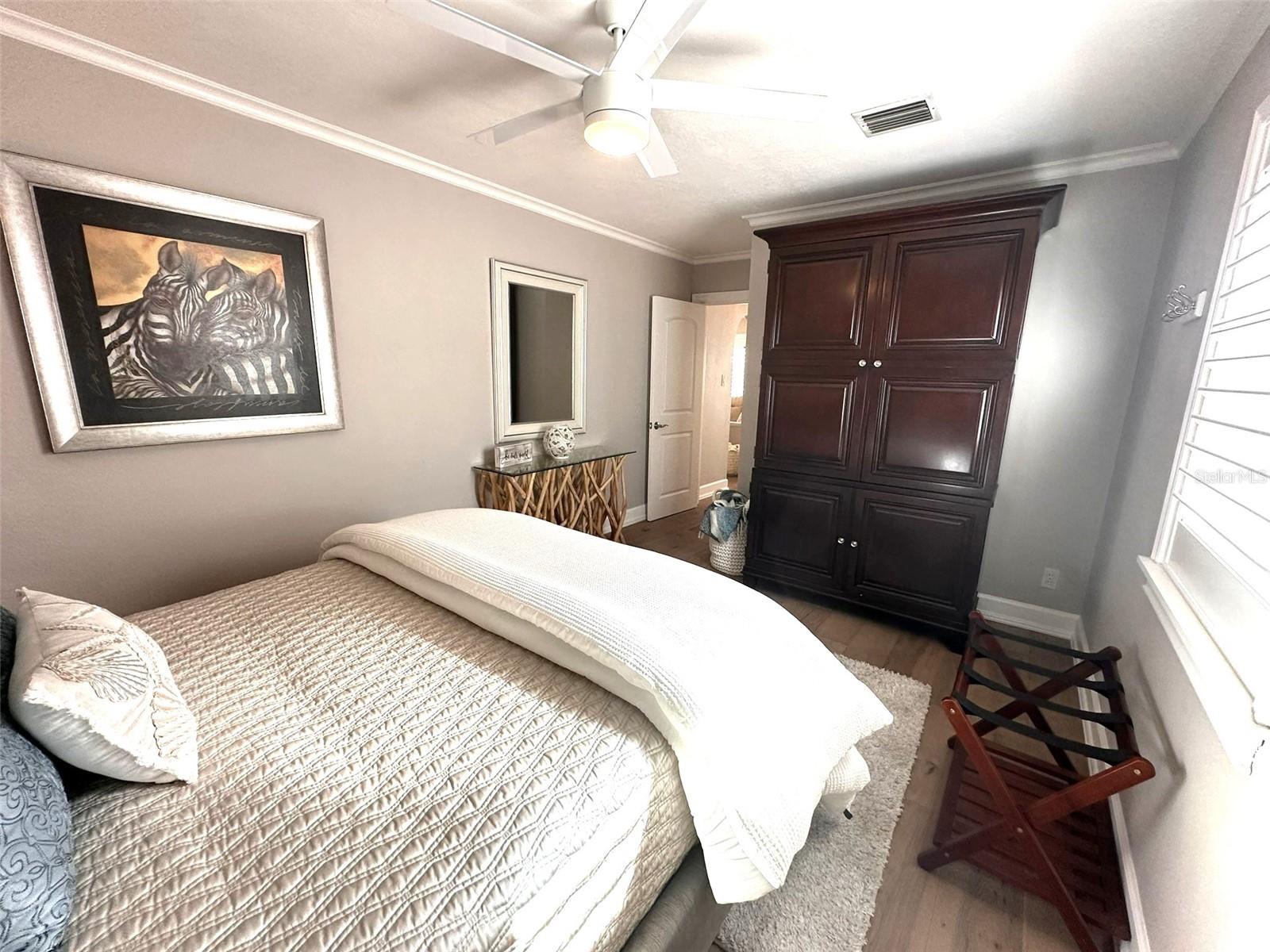 Bedroom 2 with Armoire for storage