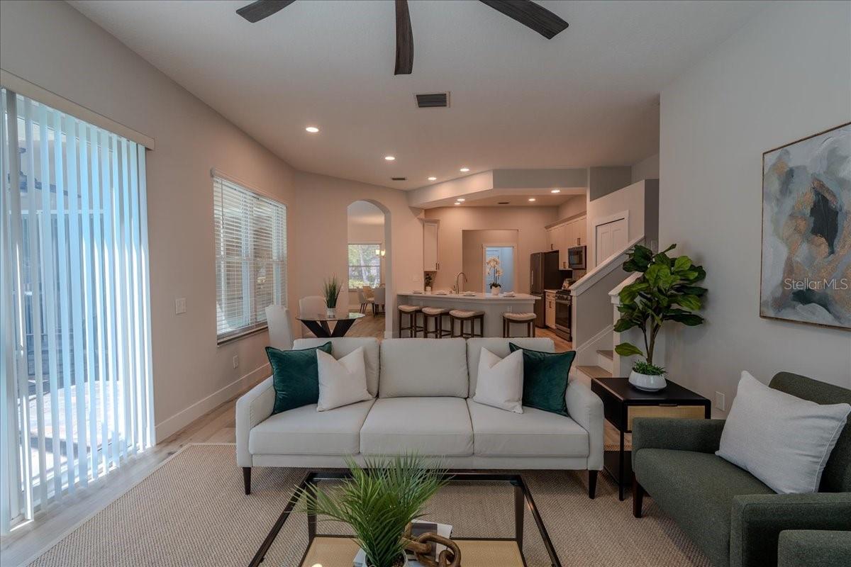 Family Room toward Kitchen