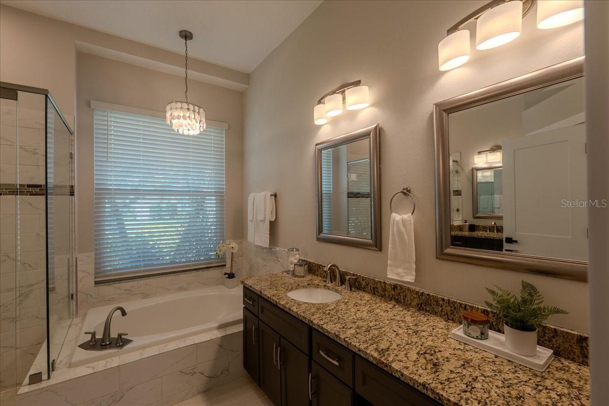 Master Bathroom with Garden Tub