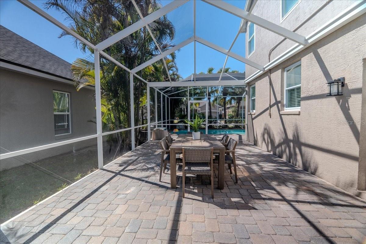 Separate Patio Area with Bathroom Access