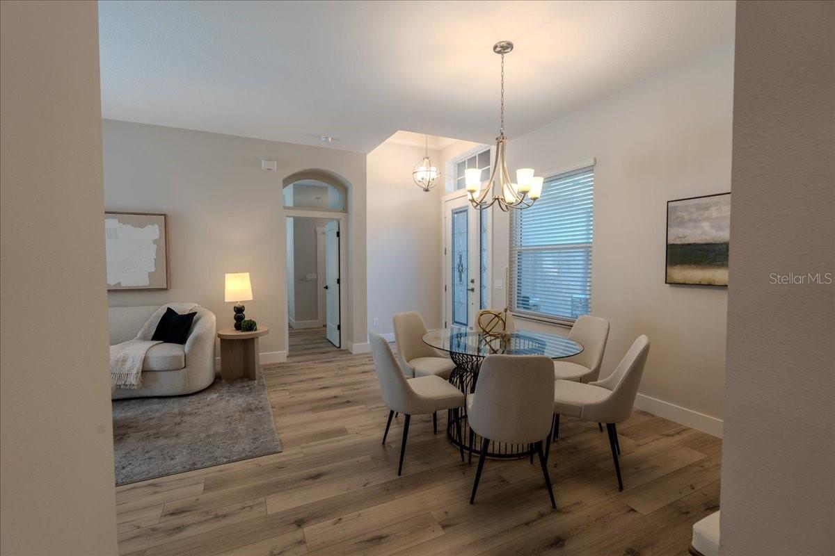 Dining Room and Front Door