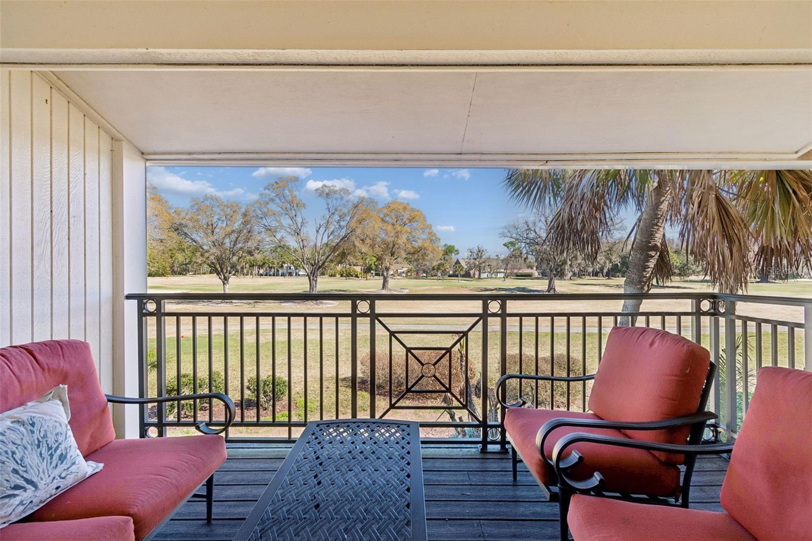 Unobstructed golf course views