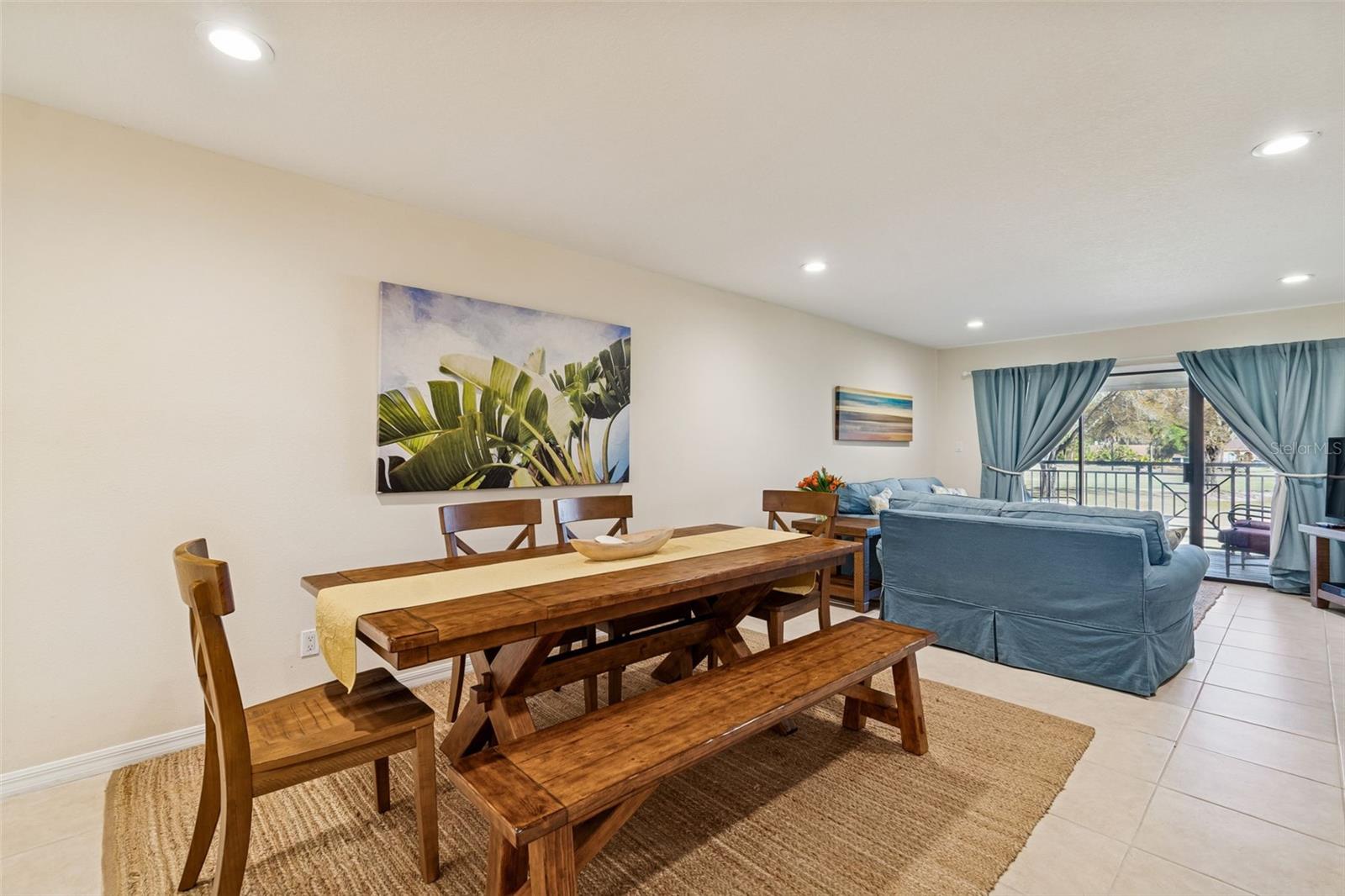 Open and connected living spaces.