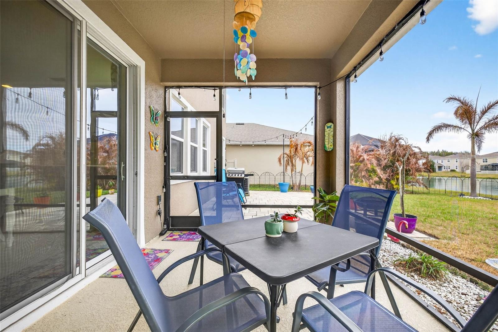 Covered screened in porch