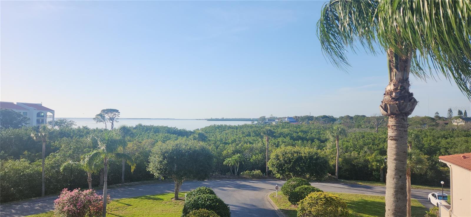 the balcony will be a favorite spot.  Straight ahead is Sunset Beach and Fred Howard Beach.