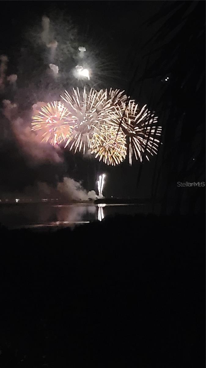To the Best front row seats ever for Tarpon Springs multiple fireworks displays (no binoculars needed).