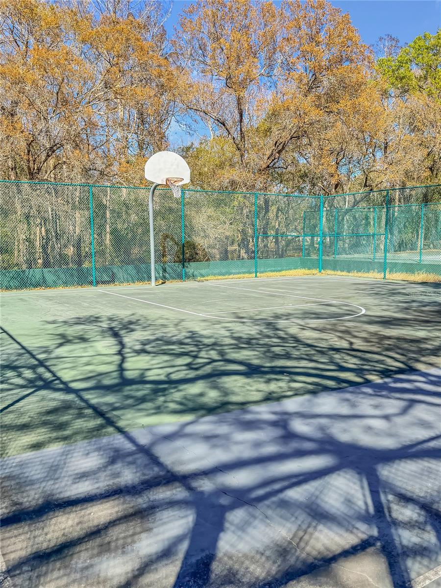Community basketball court