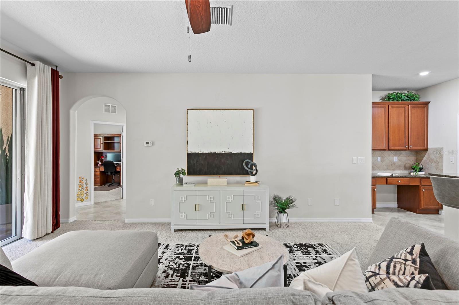 Split bedroom floorplan provides additional privacy