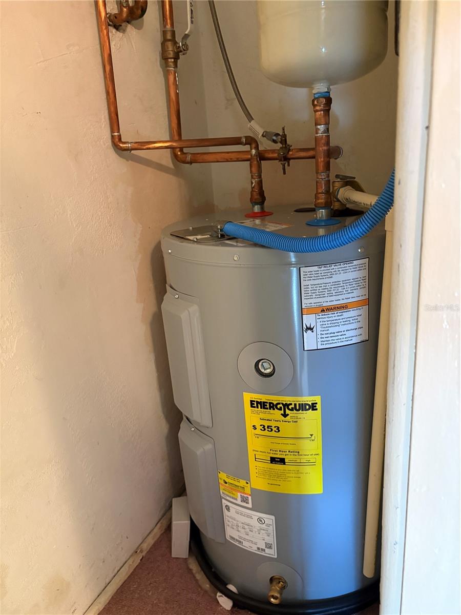 New Hot Water Heater installed 2025.