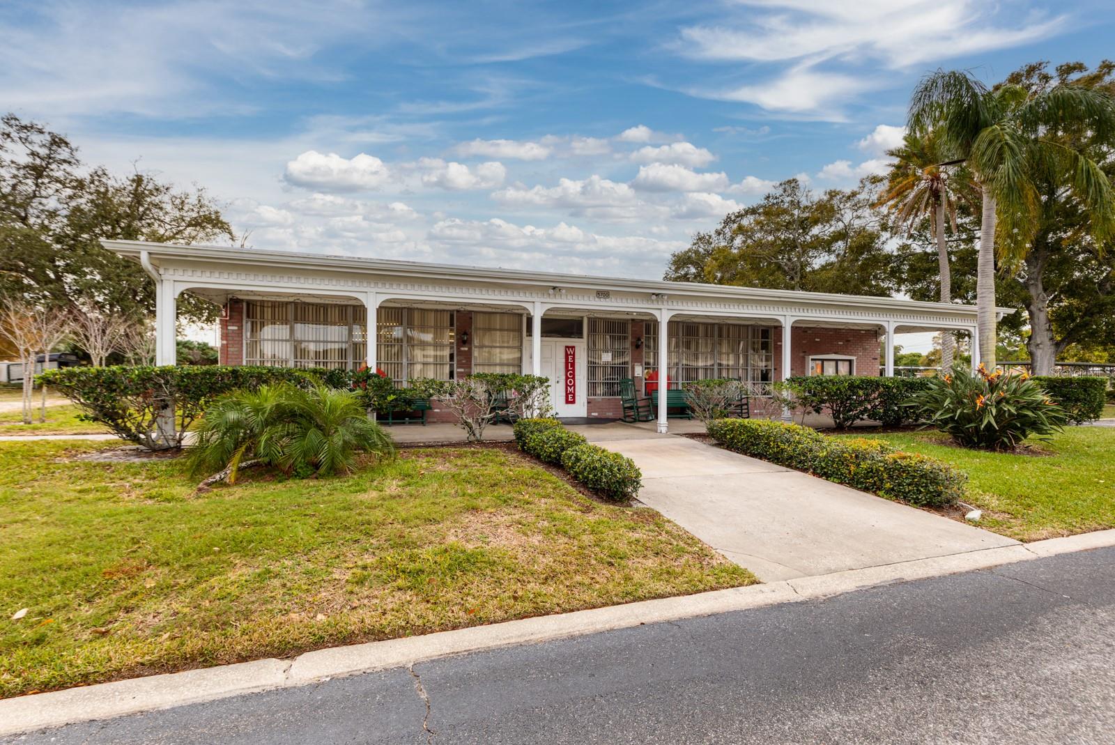 Community Center with active social club.