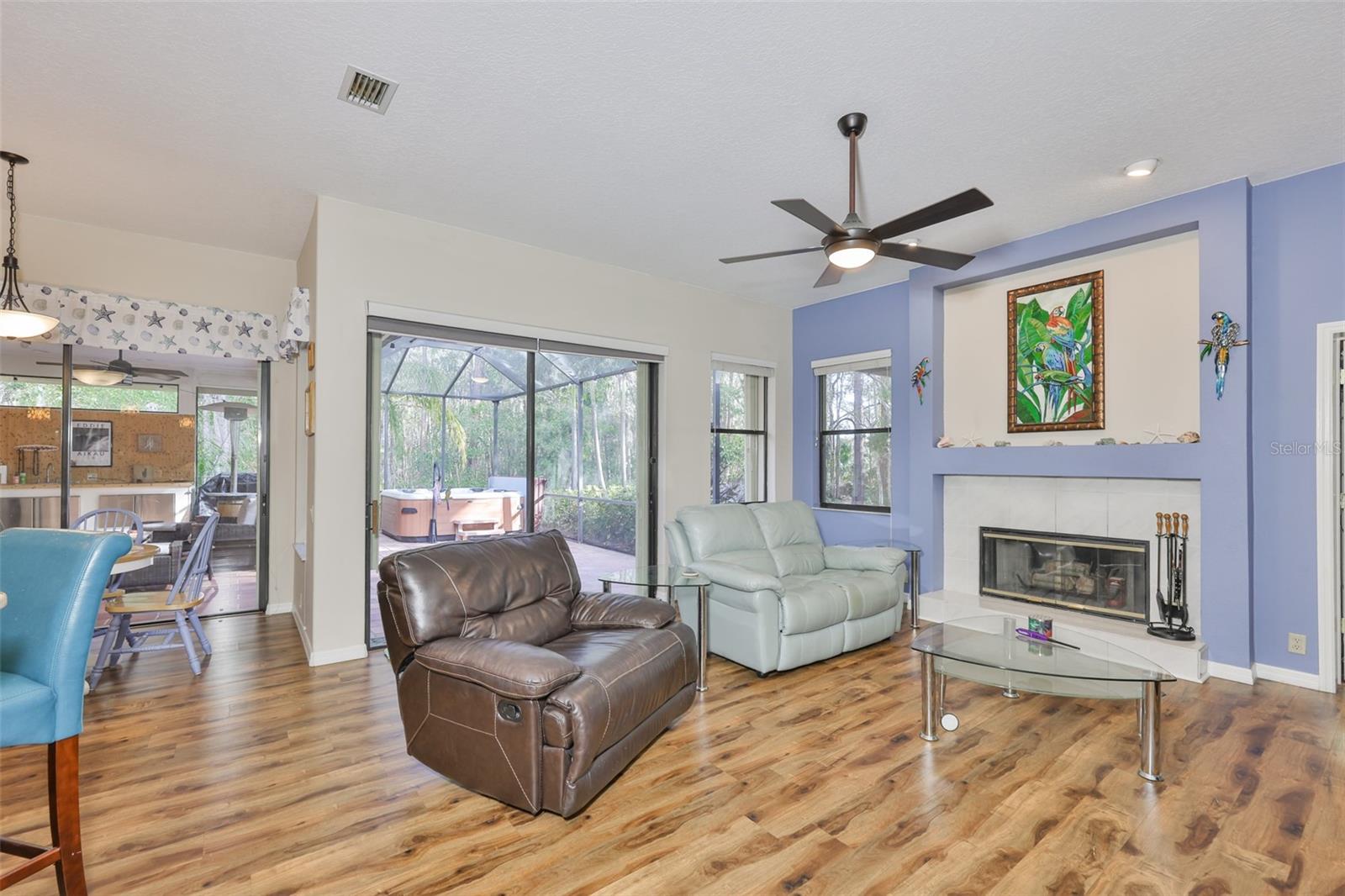 Family Room with Fireplace
