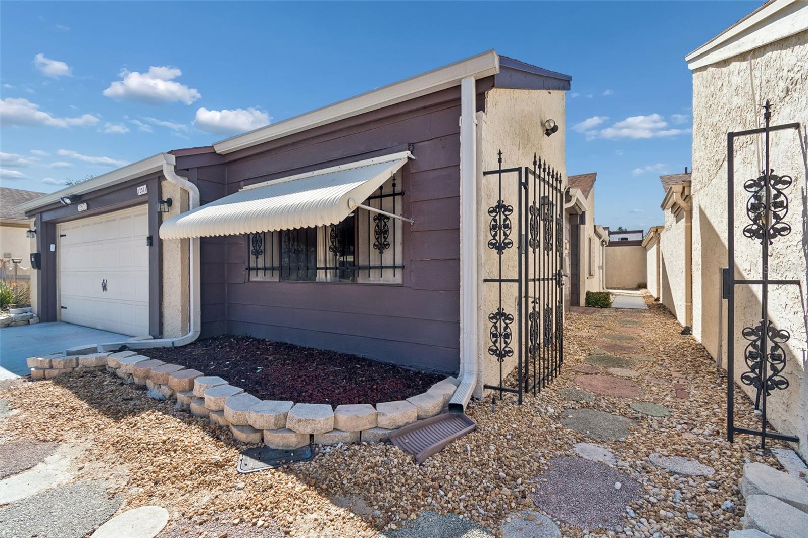 Front of Home with Gate