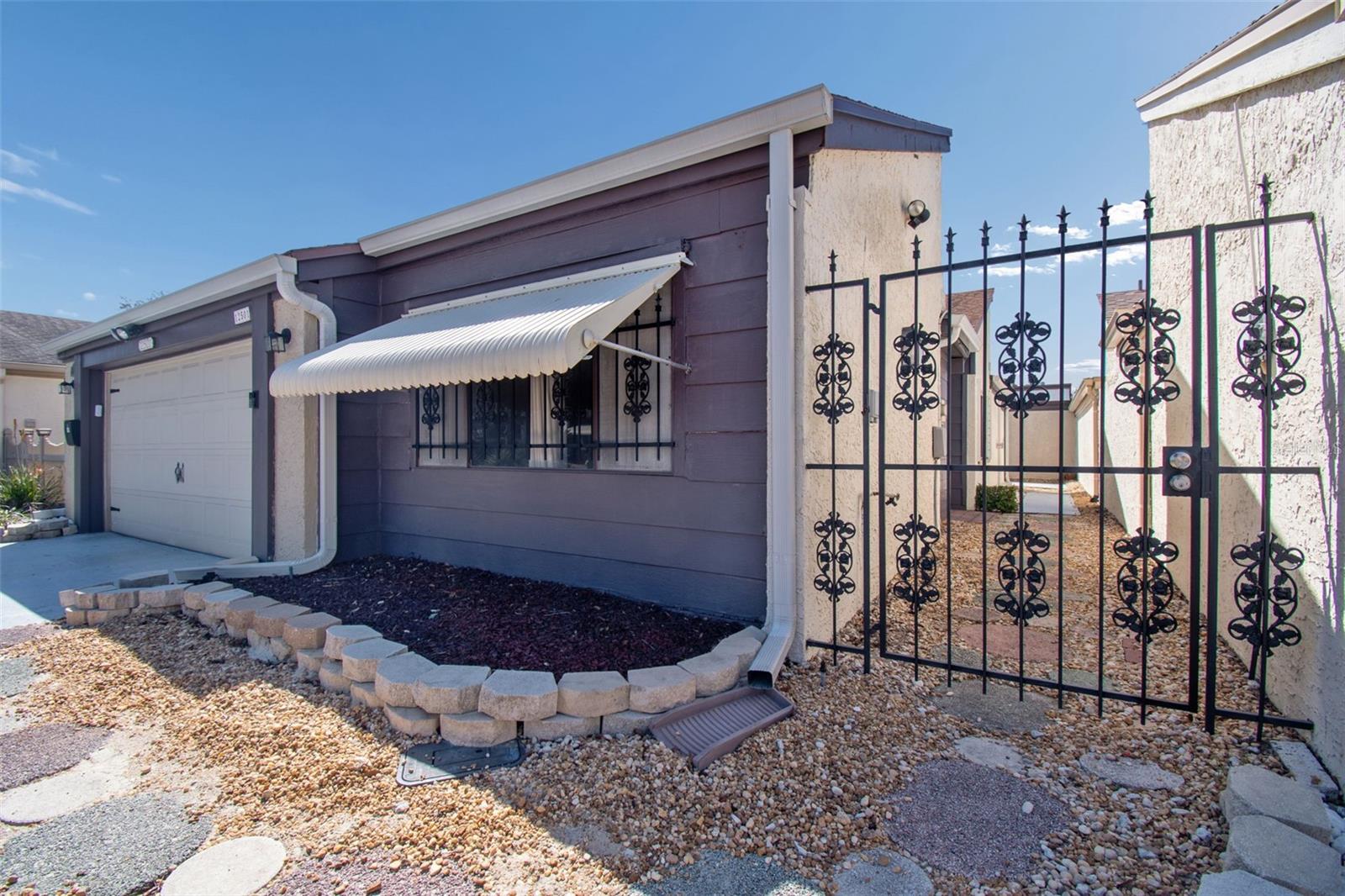 Front of Home with Gate