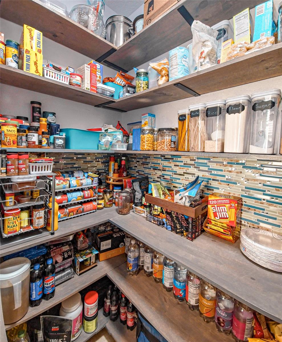 Large walk-in pantry