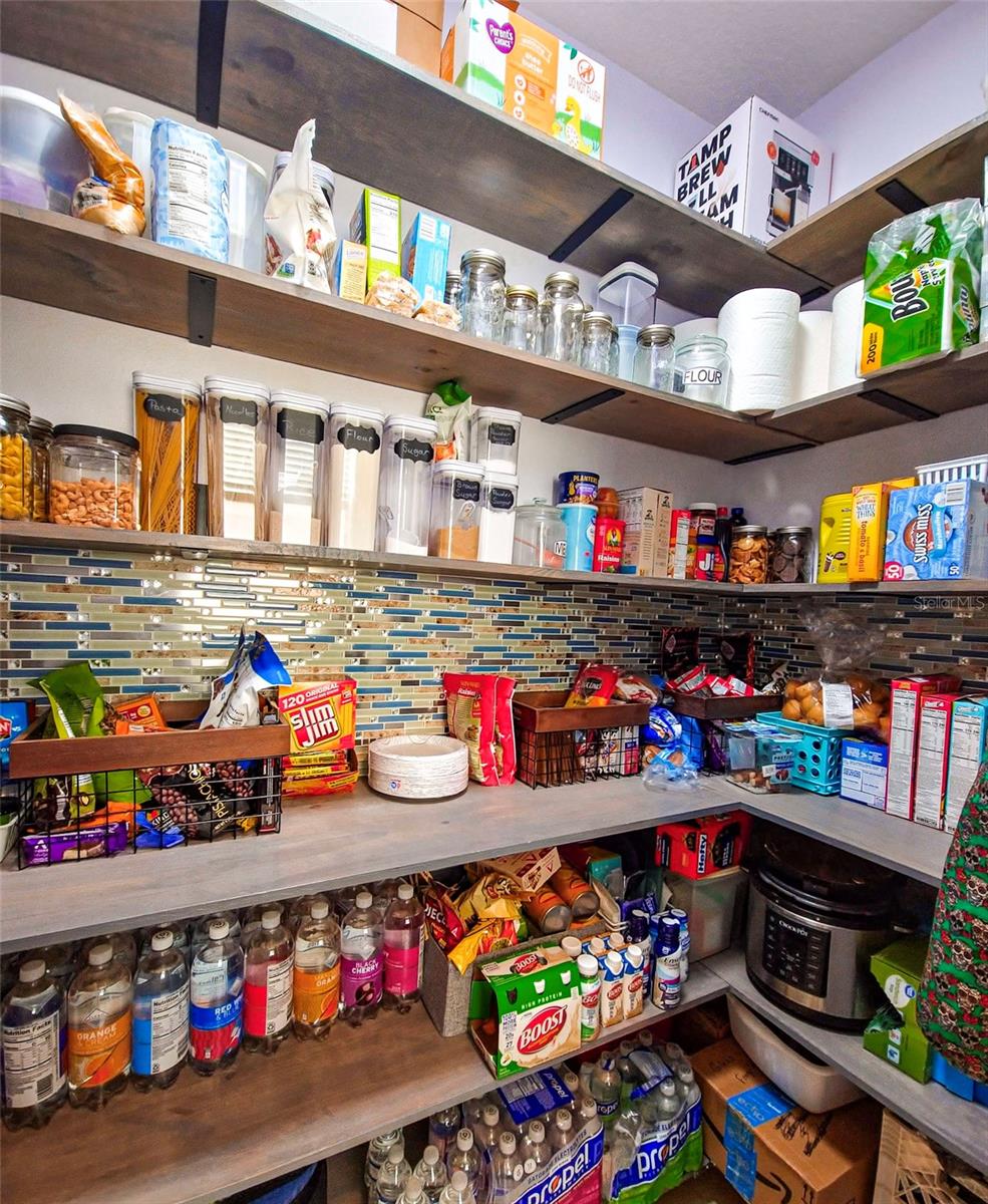 Large walk-in pantry