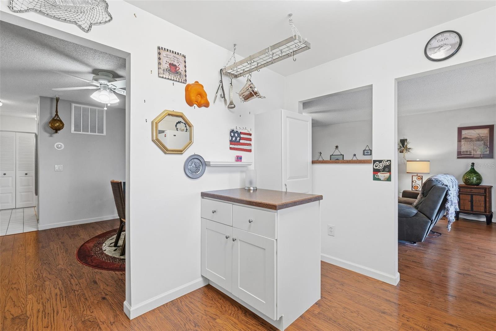 Kitchen overlooking main living area