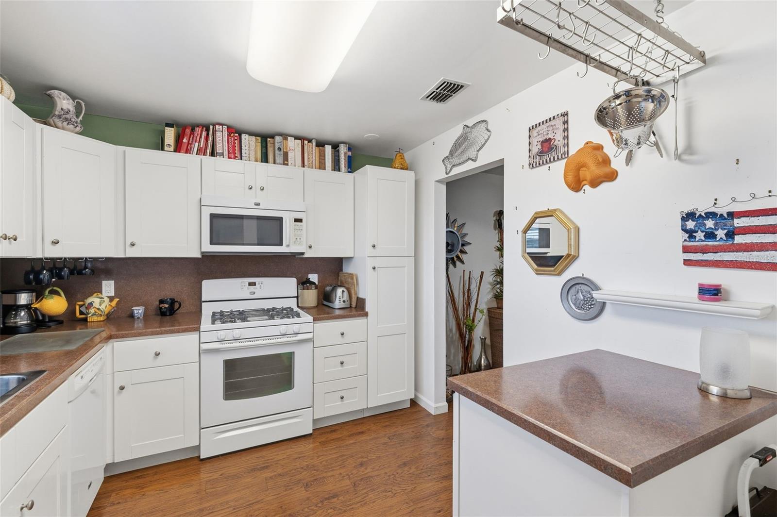 Kitchen with appliances and counter space