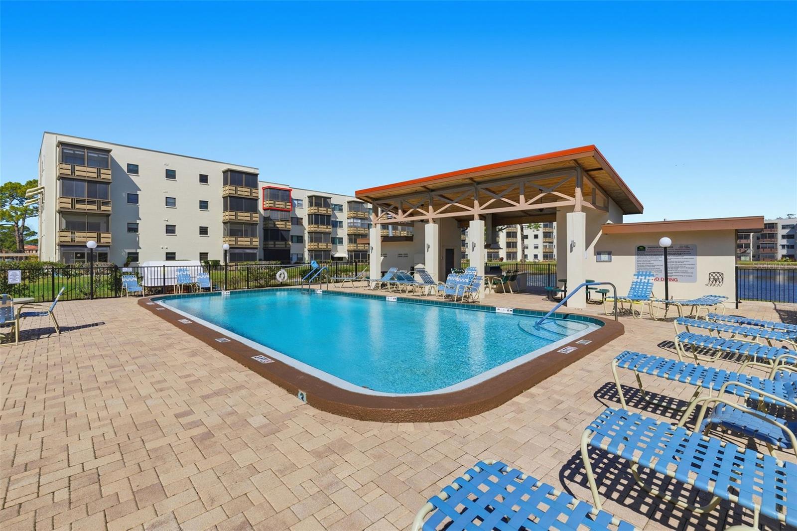 Resort-style community pool at Five Towns