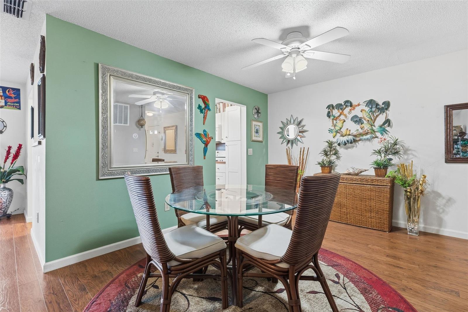 Bright dining space ideal for everyday meals