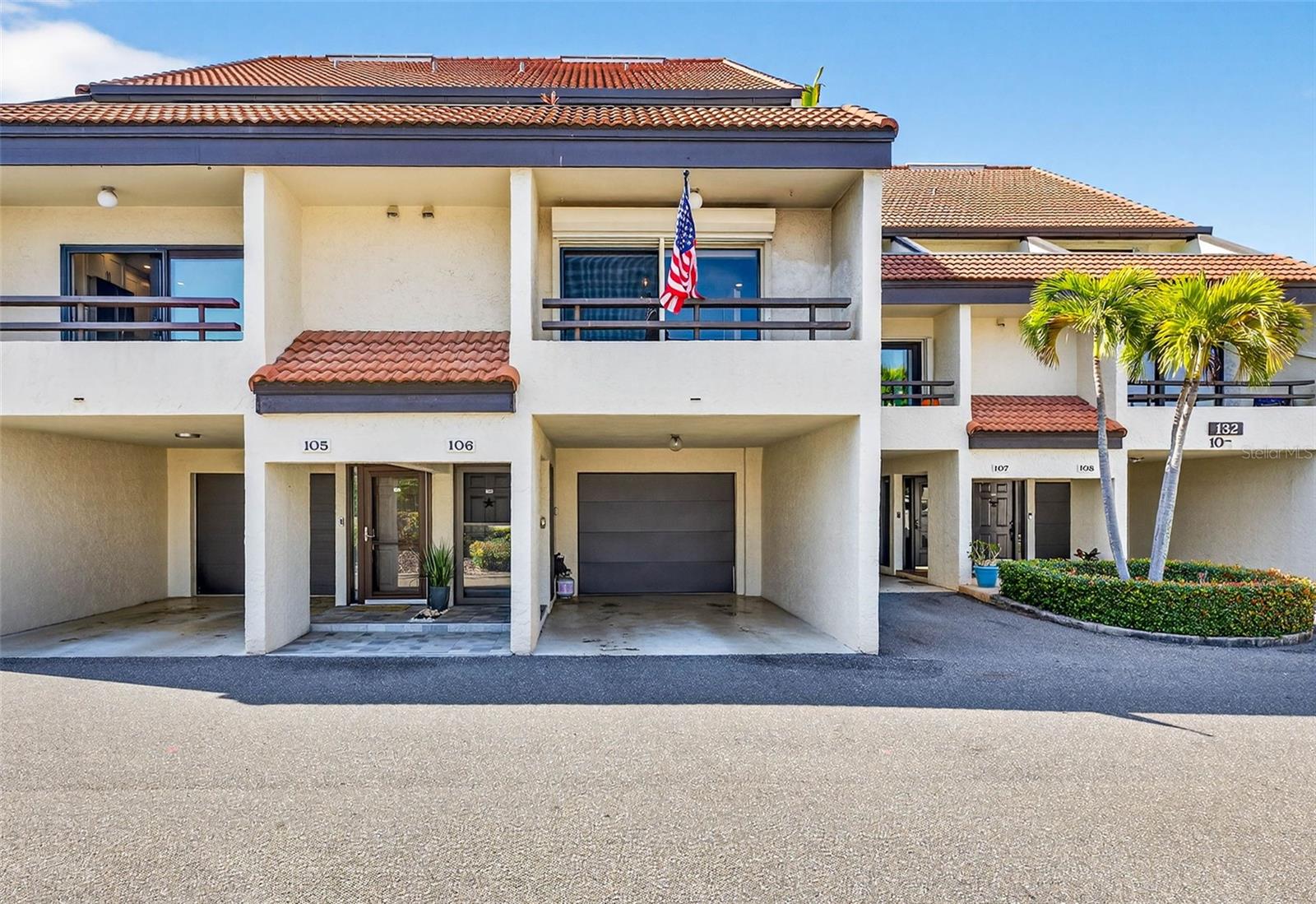 Front entrance garage plus covered carport