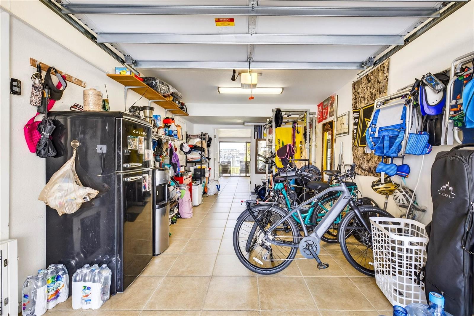 Tandem garage..New garage door