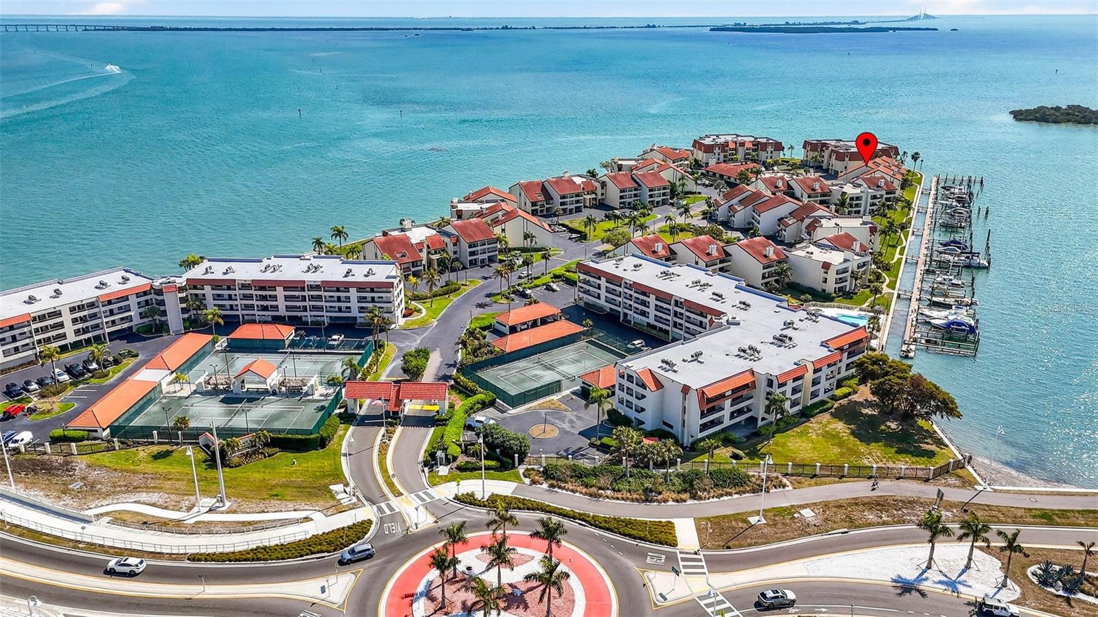 Village @Tierra Verde with I 275 south to Sunshine Skyway